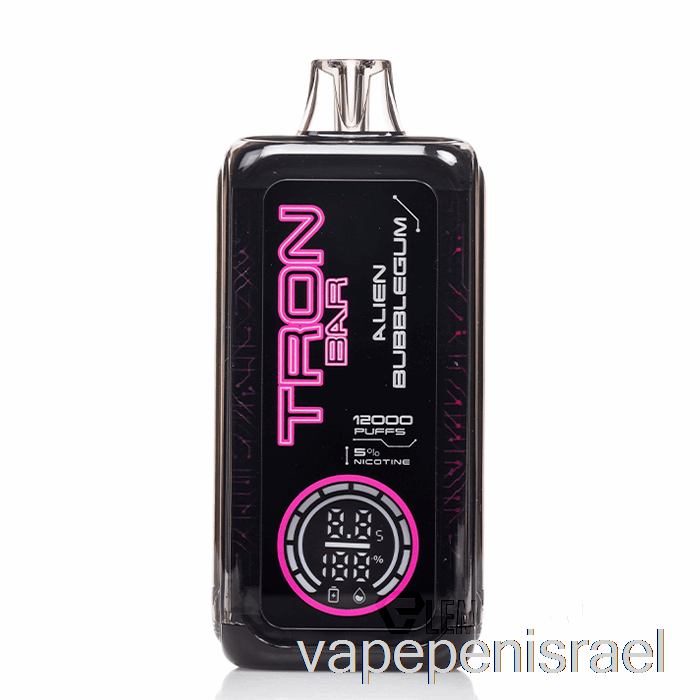 חד פעמי Vape Israel Tron ​​bar 12k מסטיק חייזר חד פעמי
